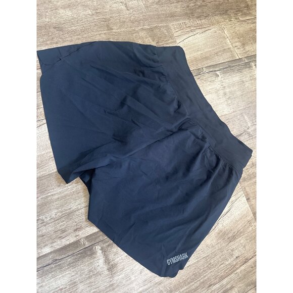 Gymshark Lightweight Casual Athletic Shorts XL Black w liner - Picture 4 of 5